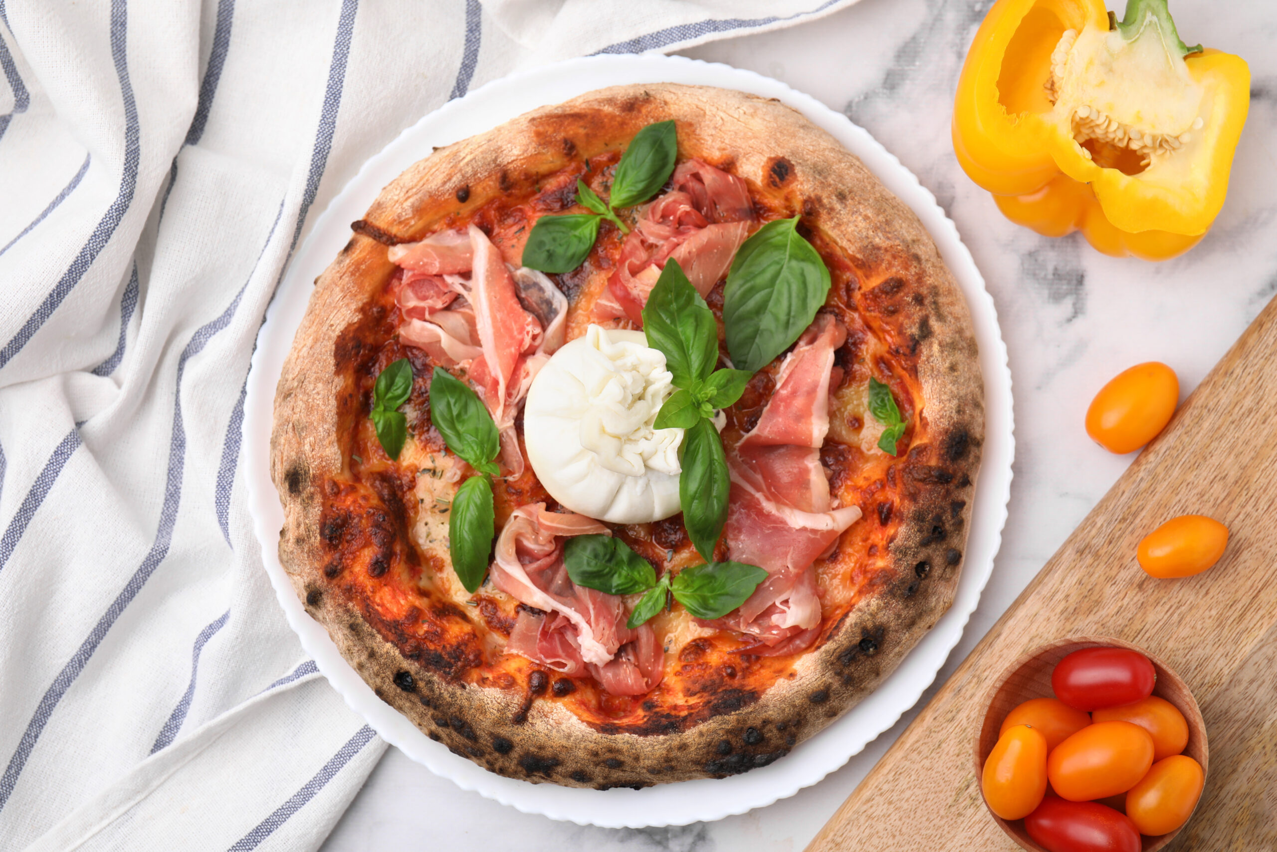pizza prosciutto
